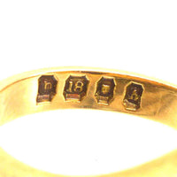1960s 18ct Gold Signet Ring with Laplis Lazlui Intaglio of a Wolf