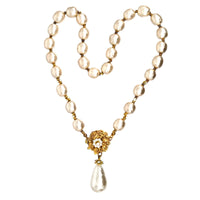 1960s Miriam Haskell Faux Pearl Necklace