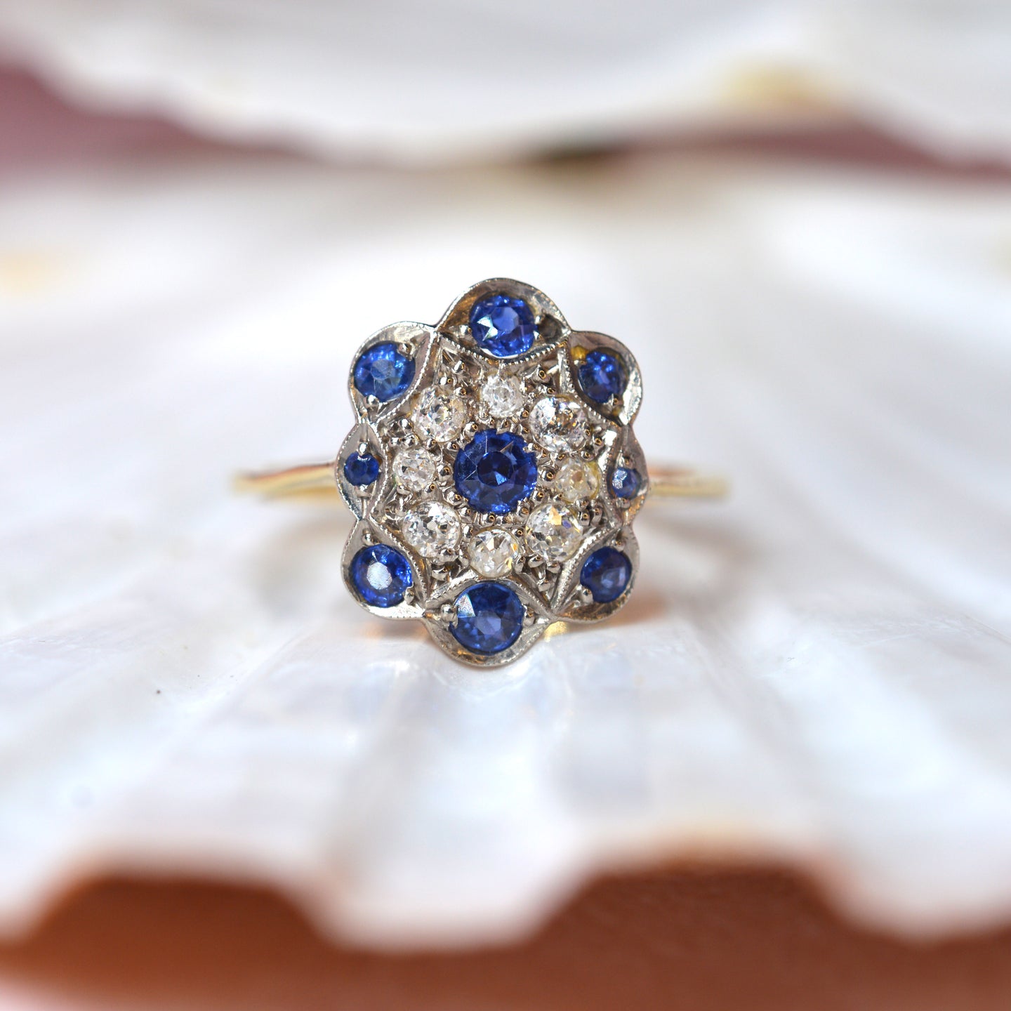 Antike-und-Vintage-Engagement-Ringe-Kunst-Deco-Ring