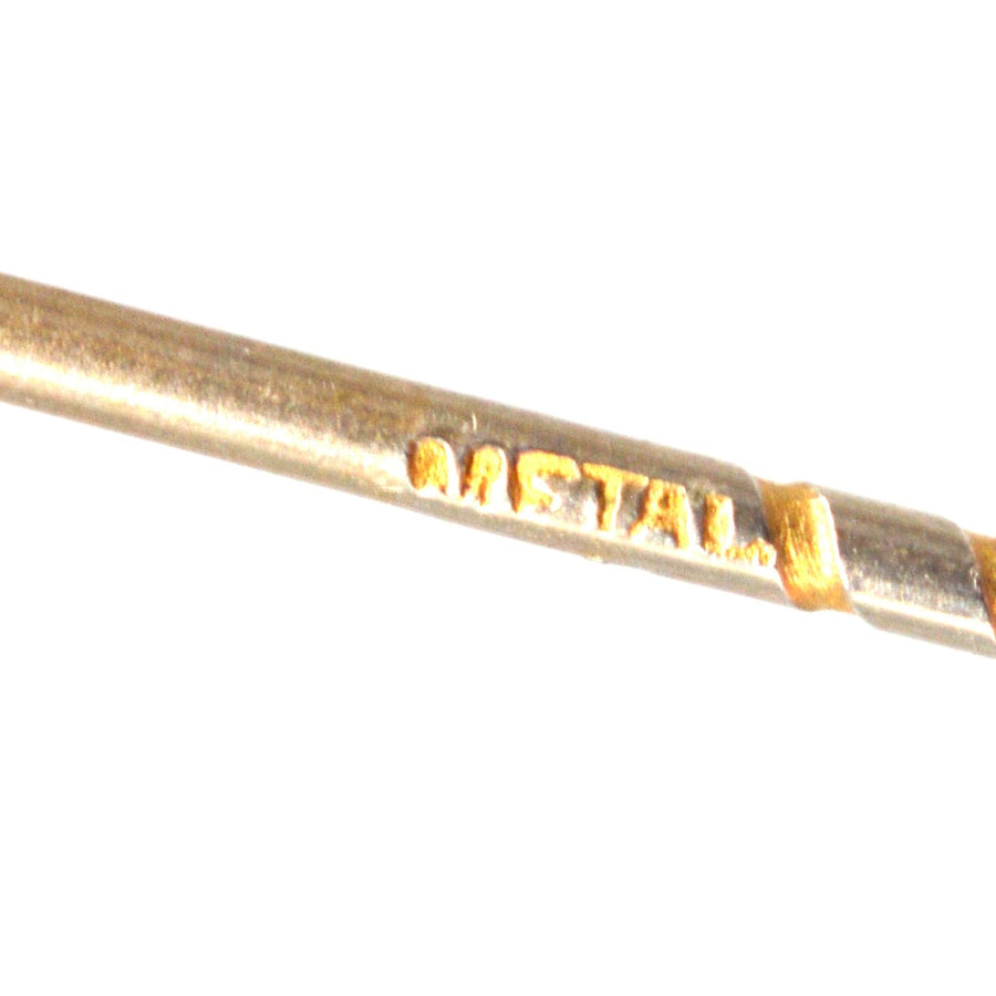 Viktorianische Krawattennadel aus 9ct Gold mit Rubin