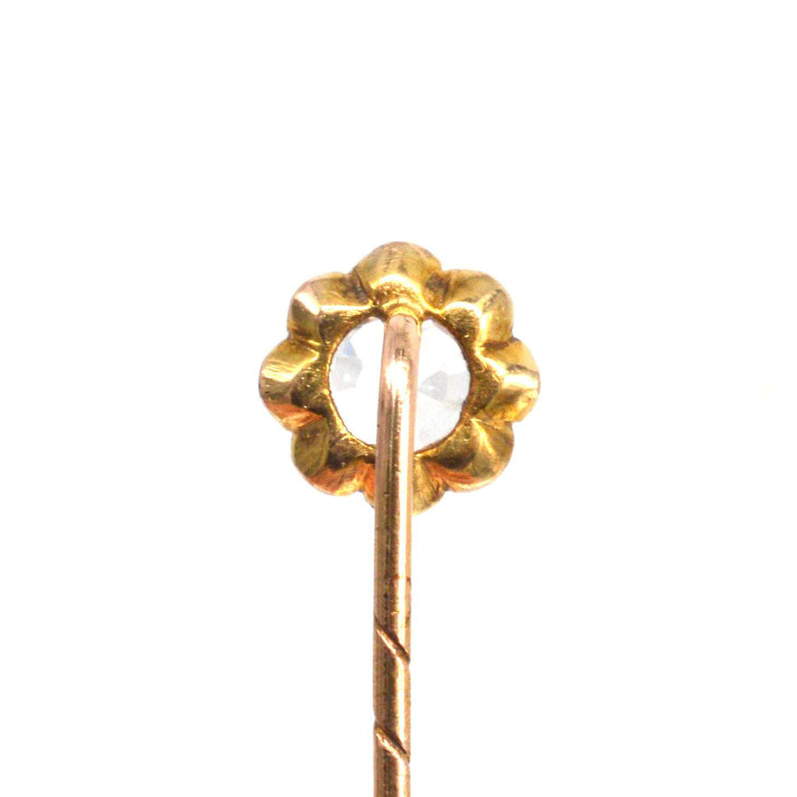 Viktorianische Krawattennadel aus 9ct Goldpaste