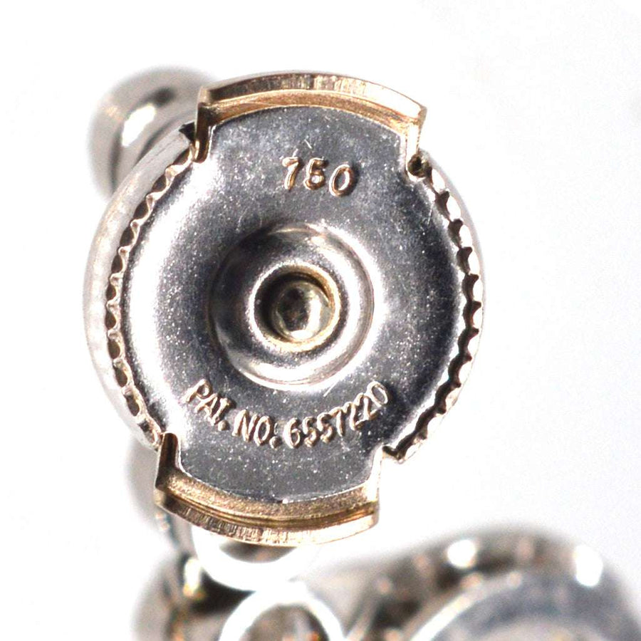 Französische Belle Epoque 18ct Weißgold & Platin 2,4 Karat Diamant baumelnden Ohrringe | Parkin und Gerrish | Antike & Vintage-Schmuck