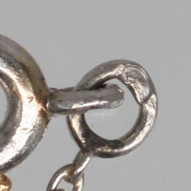 Französische Belle-Epoque-Halskette aus Platin mit Diamant und blauem Topas | Parkin and Gerrish | Antiker & Vintage-Schmuck
