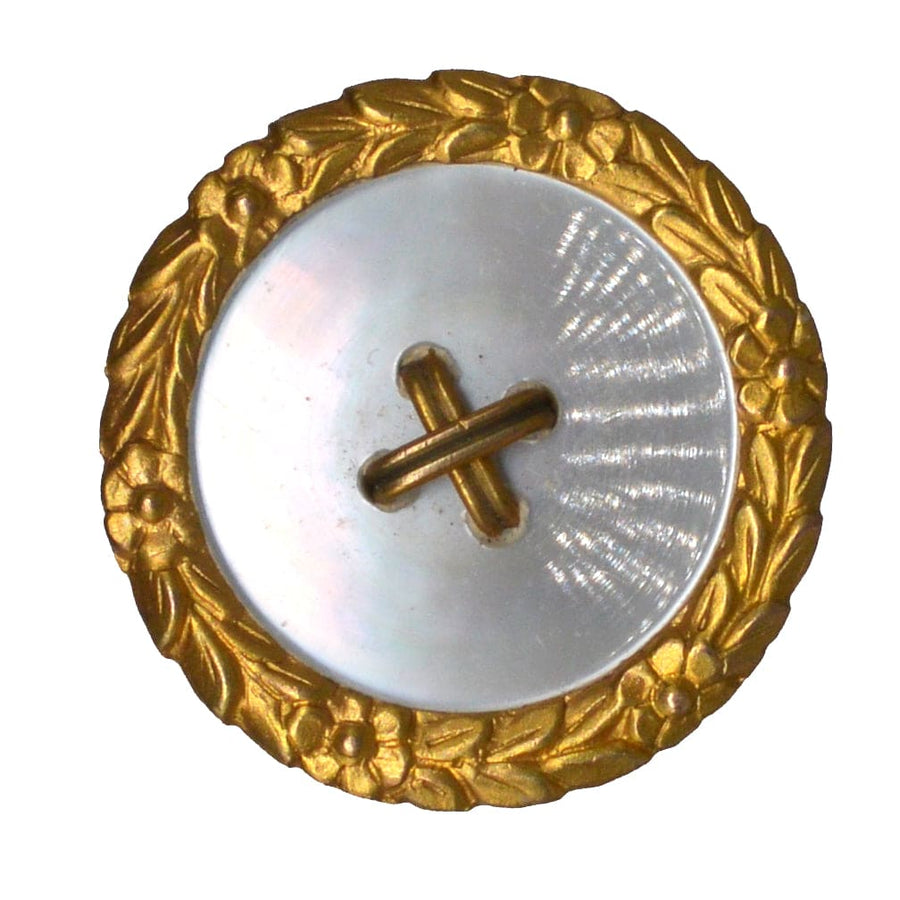 Edwardian 9ct Gold Mother of Pearl Buttons in Original Case | Parkin and Gerrish | Antique & Vintage Jewellery